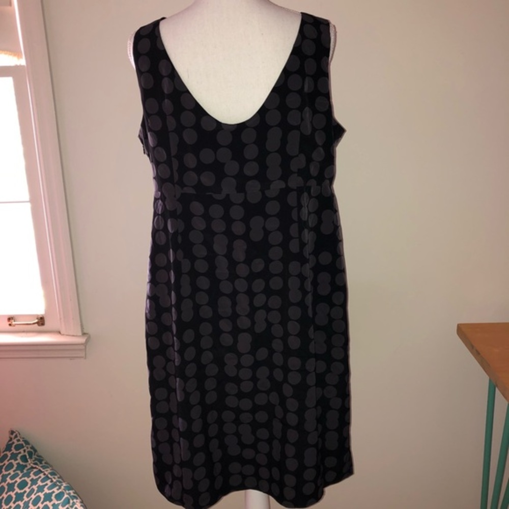 Gap maternity black/grey polka dot dress